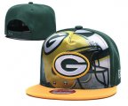 Cheap Packers Team Logo Green Yellow Adjustable Leather Hat TX