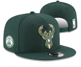 Cheap Milwaukee Bucks Stitched Snapback Hats 0029