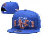 Cheap Broncos Team Logo Blue 1960 Anniversary Adjustable Hat YD