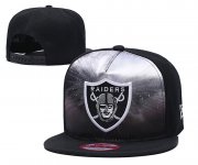 Cheap Raiders Team Logo Black Adjustable Leather Hat TX