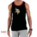 Wholesale Cheap Men's Nike NFL Minnesota Vikings Sideline Legend Authentic Logo Tank Top Black