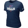 Wholesale Cheap Women's Nike Buffalo Bills Critical Victory NFL T-Shirt Dark Blue