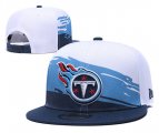 Cheap Titans Team Logo Navy Blue White Adjustable Hat TX