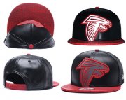 Cheap NFL Atlanta Falcons Fresh Logo Black Reflective Adjustable Hat X106