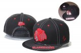 Cheap NHL Chicago Blackhawks Team Logo Reflective Black Snapback Adjustable Hat GS1102