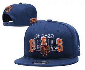 Cheap Bears Team Logo Navy 1920 Anniversary Adjustable Hat YD