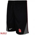 Wholesale Cheap Nike MLB St.Louis Cardinals Performance Training Shorts Black