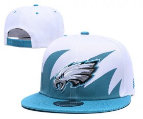 Cheap NFL Philadelphia Eagles Fresh Logo White Adjustable Hat