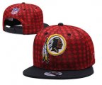 Cheap Redskins Team Logo Red Black Adjustable Hat TX