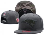 Cheap NFL New England Patriots Team Logo Salute To Service Adjustable Hat XD02