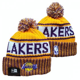 Cheap Los Angeles Lakers Kint Hats 046