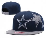 Cheap NFL Dallas Cowboys Team Logo Black Adjustable Hat