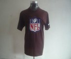 Wholesale Cheap Nike NFL Sideline Legend Authentic Logo Dri-FIT NFL Logo T-Shirt Brown