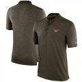 Wholesale Cheap Men's Chicago Bears Nike Olive Salute to Service Sideline Polo T-Shirt