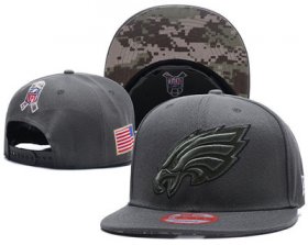 Cheap NFL Philadelphia Eagles Team Logo Salute To Service Adjustable Hat