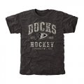 Wholesale Cheap Men's Anaheim Ducks Black Camo Stack T-Shirt