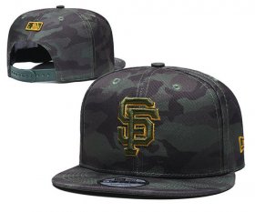 Cheap San Francisco Giants Team Logo Camo Adjustable Hat TX