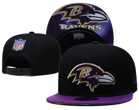 Cheap 2021 NFL Baltimore Ravens Hat TX 0707