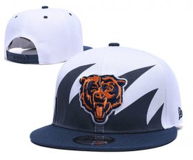 Cheap Bears Team Logo Blue Peaked Adjustable Hats