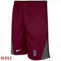 Wholesale Cheap Nike MLB Boston Red Sox Performance Training Shorts Red