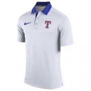 Wholesale Cheap Men's Texas Rangers Nike White Authentic Collection Dri-FIT Elite Polo