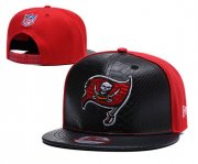 Cheap NFL Tampa Bay Buccaneers Team Logo Red Silver Adjustable Hat YD