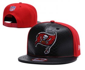 Cheap NFL Tampa Bay Buccaneers Team Logo Red Silver Adjustable Hat YD