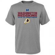 Wholesale Cheap Youth Washington Redskins Heather Gray 2015 NFC East Division Champions Next Level T-Shirt