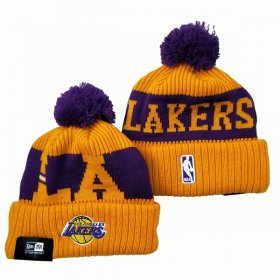 Cheap Los Angeles Lakers Kint Hats 042