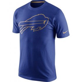 Wholesale Cheap Men\'s Buffalo Bills Nike Royal Championship Drive Gold Collection Performance T-Shirt