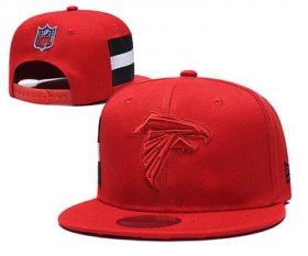 Cheap Falcons Team Logo Red Adjustable Hat LT