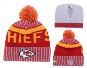 Cheap NFL Kansas City Chiefs Logo Stitched Knit Beanies 010