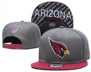 Cheap Arizona Cardinals Team Logo Gray Red Adjustable Hat TX