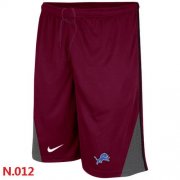 Wholesale Cheap Nike NFL Detroit Lions Classic Shorts Red