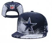 Cheap Cowboys Team Logo Navy White Adjustable Hat YD