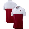 Wholesale Cheap Arizona Cardinals Nike Sideline Early Season Performance Polo White Cardinal