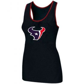 Wholesale Cheap Women\'s Nike Houston Texans Big Logo Tri-Blend Racerback Stretch Tank Top Black