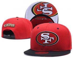 Cheap NFL San Francisco 49ers Team Logo Snapback Adjustable Hat T101