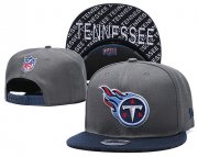 Cheap Titans Team Logo Gray Navy Adjustable Hat TX