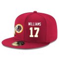 Cheap Washington Redskins #17 Doug Williams Snapback Cap NFL Player Red with White Number Stitched Hat