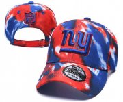 Cheap New York Giants Team Logo Red Royal Peaked Adjustable Fashion Hat YD