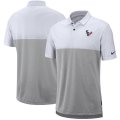 Wholesale Cheap Houston Texans Nike Sideline Early Season Performance Polo White Gray