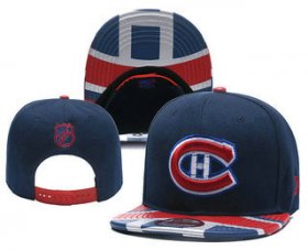 Cheap Montreal Canadiens Snapback Ajustable Cap Hat YD