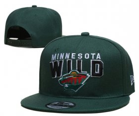 Cheap Minnesota Wild Stitched Snapback Hats 003