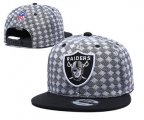 Cheap Raiders Team Logo Gray Black Adjustable Hat TX