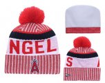 Cheap MLB Los Angeles Angels Logo Stitched Knit Beanies 001