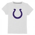 Wholesale Cheap Indianapolis Colts Sideline Legend Authentic Logo Youth T-Shirt White