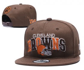 Cheap Browns Team Logo brown 1946 Anniversary Adjustable Hat YD