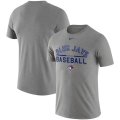 Wholesale Cheap Toronto Blue Jays Nike Practice T-Shirt Heathered Gray