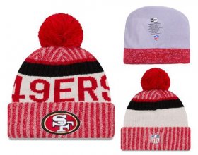 Cheap NFL San Francisco 49ers Logo Stitched Knit Beanies 012